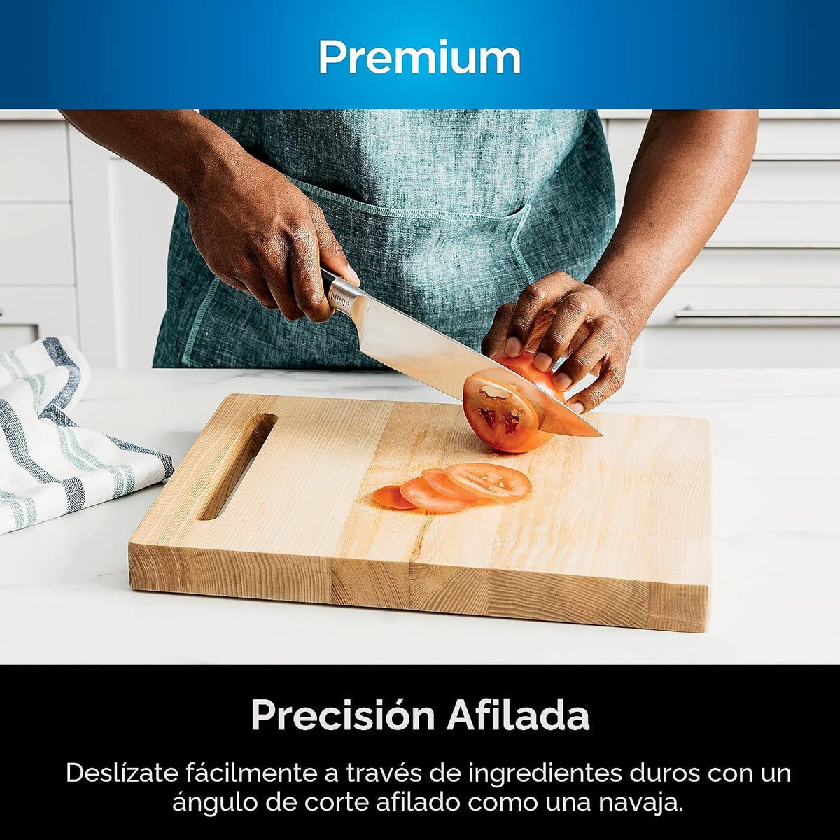 Ninja K32012 Foodi NeverDull - Sistema de cuchillos de alta calidad...