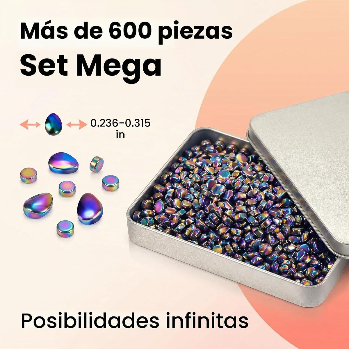 Más de 600 piedras sensoriales para adultos y herramientas para ali...