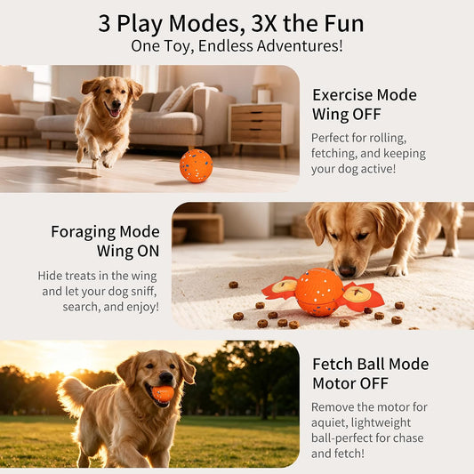 Juguete interactivo para perros con alas chirriantes para perros me...