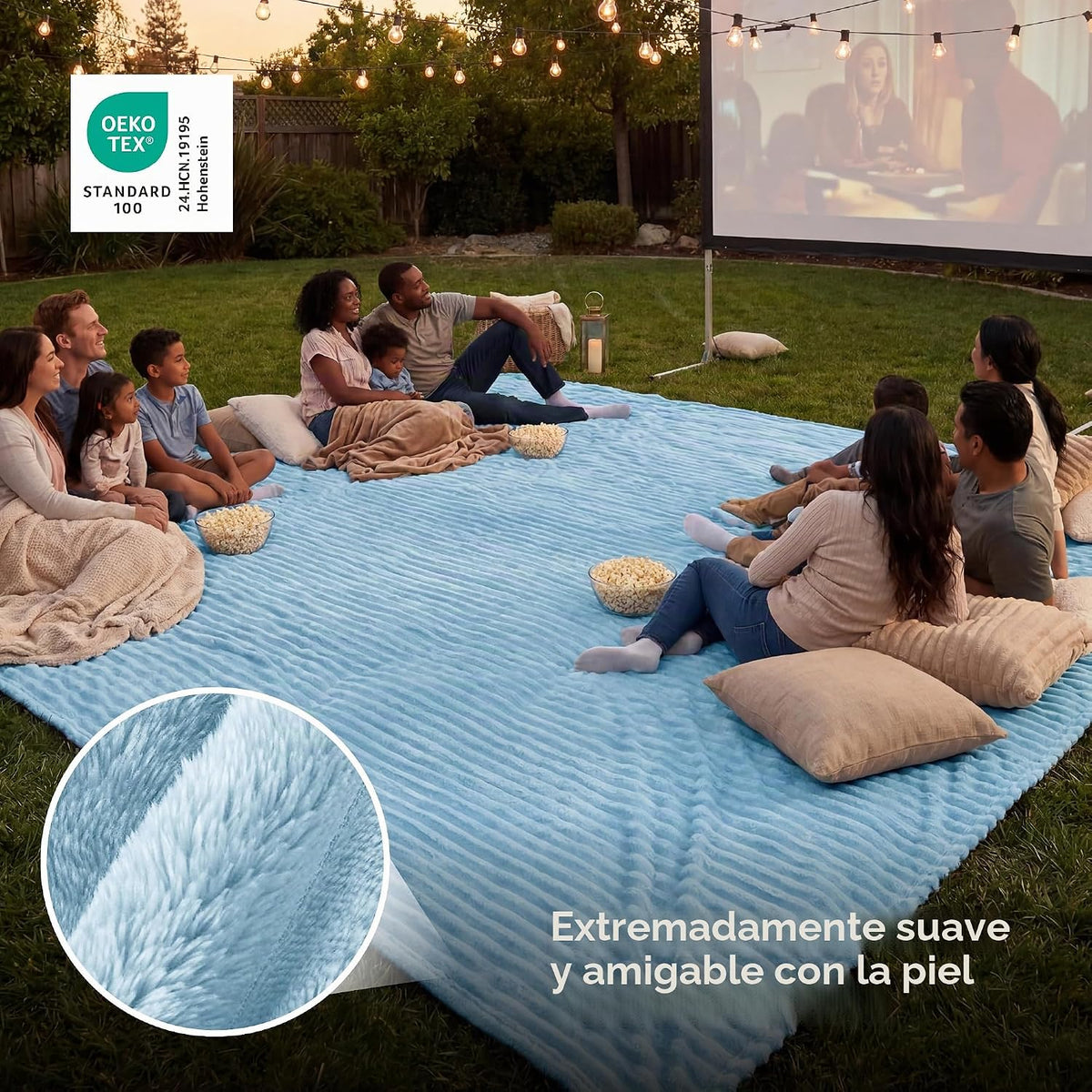 Bedsure GentleSoft - Manta grande de forro polar para cama, acogedo...