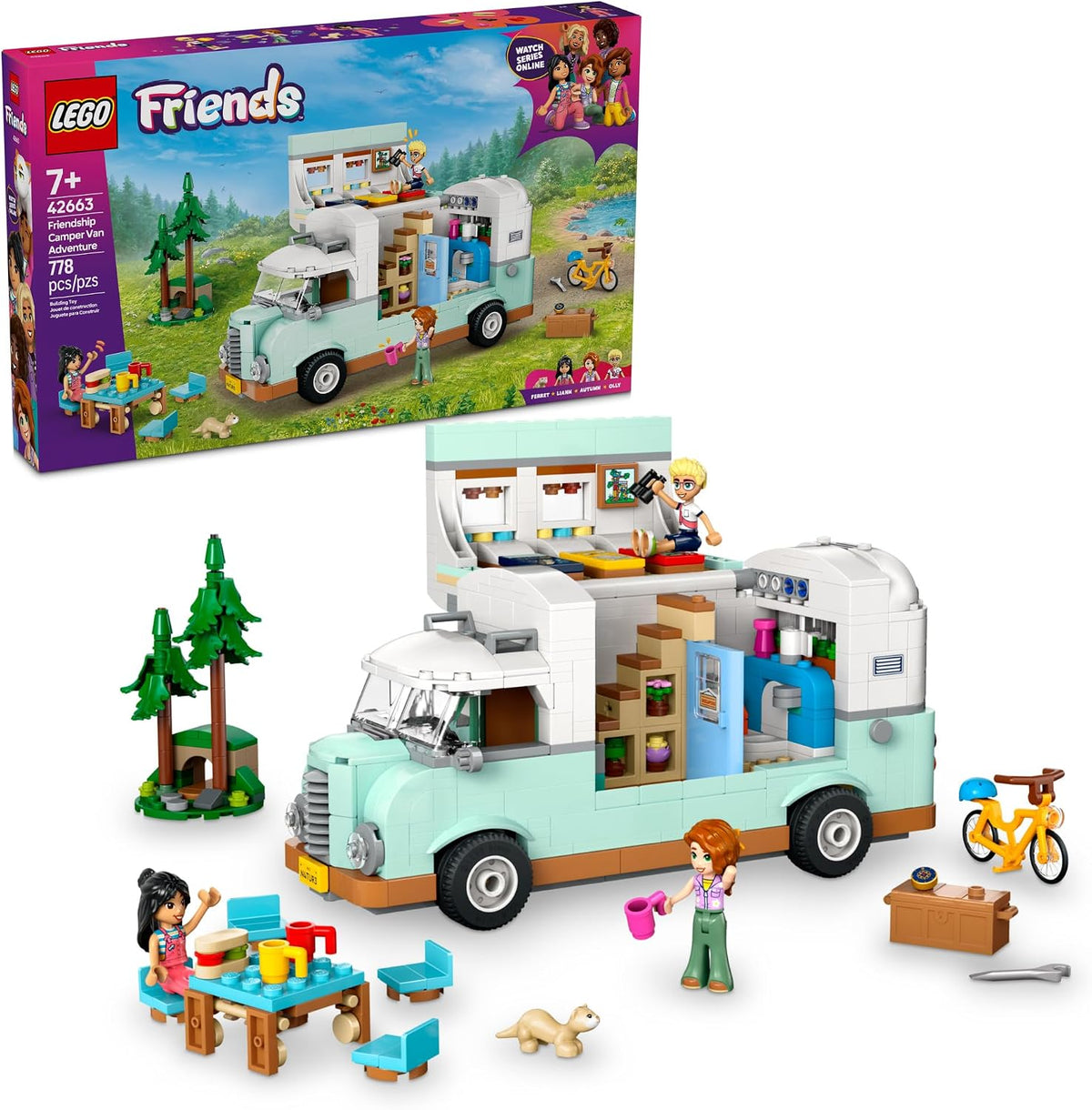 LEGO Friends Juego de Construcción de Autocaravana de Amistad - Jue...