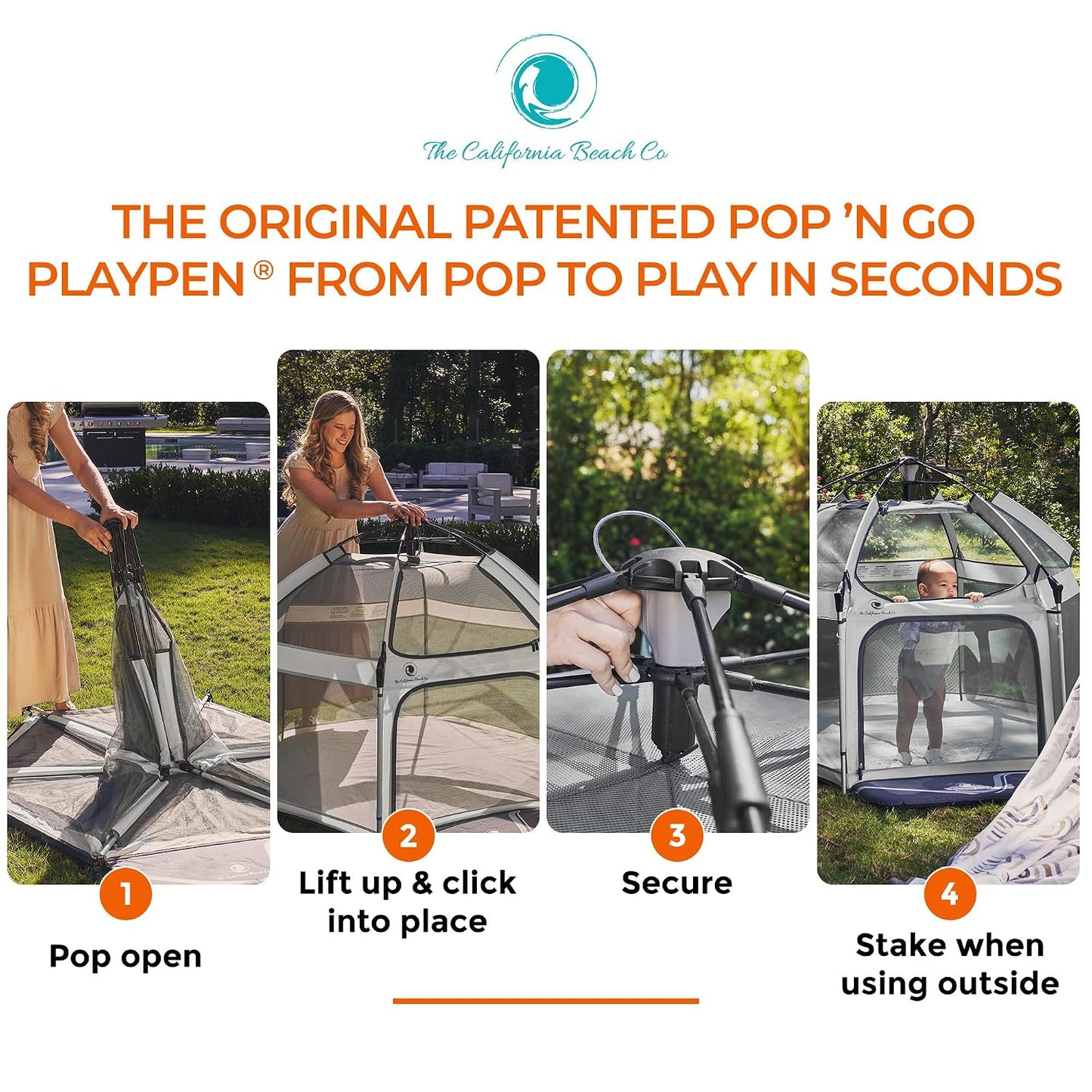 Pop 'N Go - Corralito para bebés, Pack N Play, toldo, tienda de...