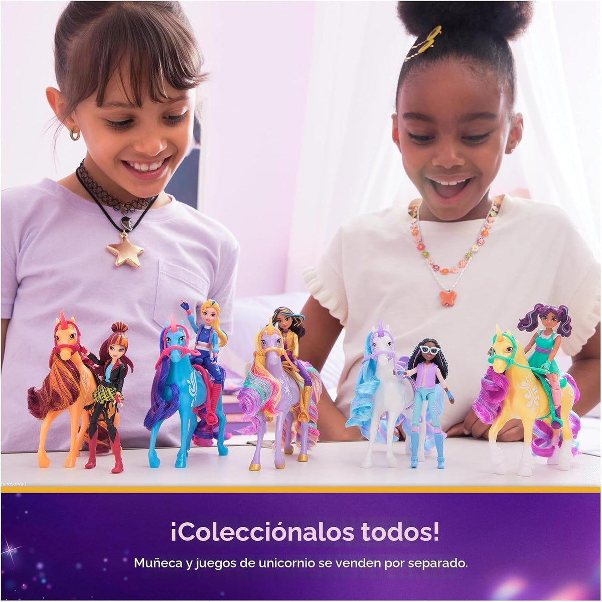 Unicorn Academy Ava &amp; Leaf, 2 accesorios, muñecas y juguetes de...