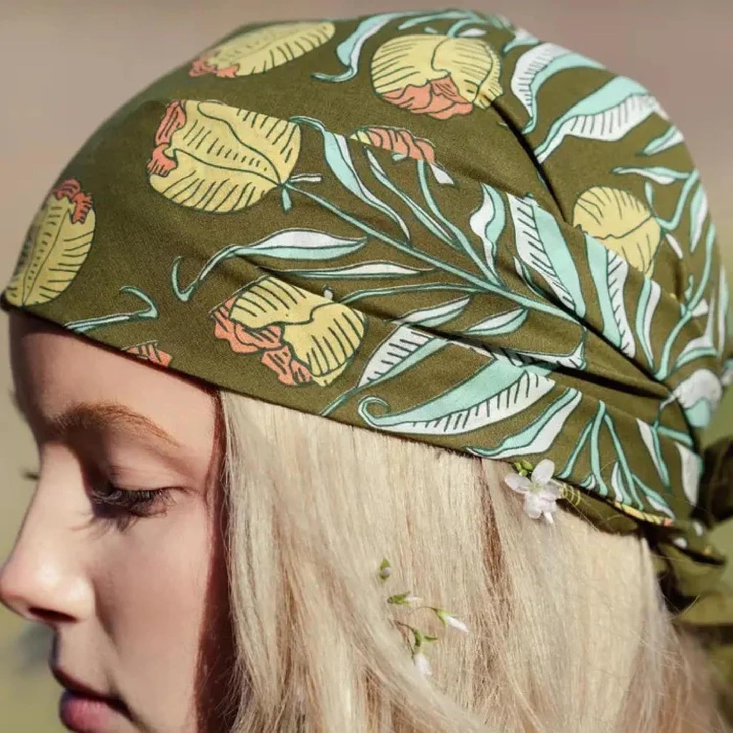 Handker Bandana de algodón prémium de 22 x 22 pulgadas para mujeres...