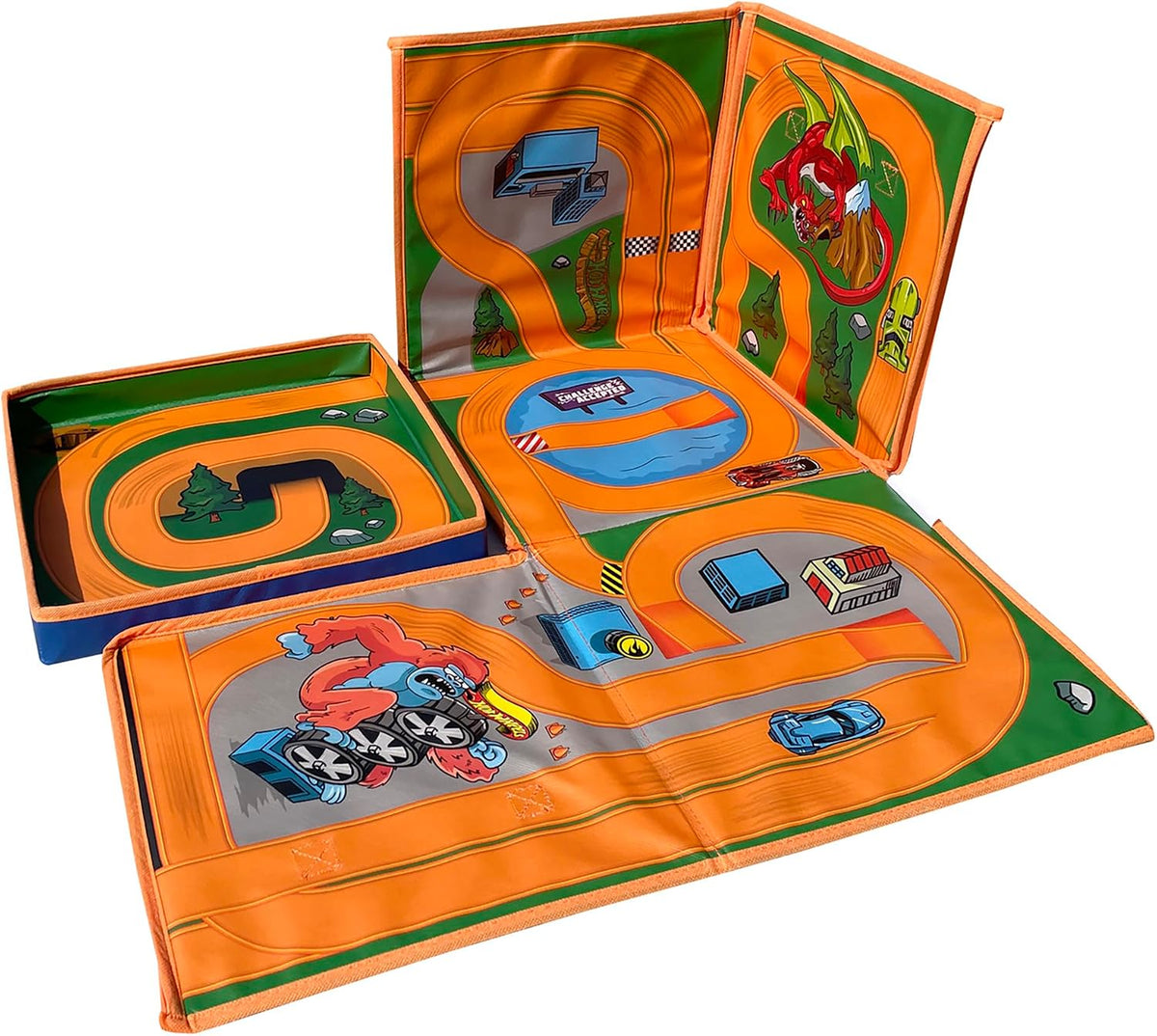 Cubeta de almacenamiento de coches Hot Wheels 300