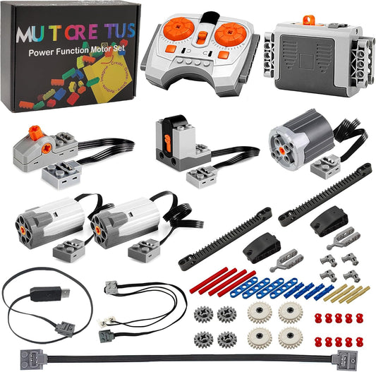 Mutcretus Juego de Motor con Función de Potencia de 54 Piezas, Cont...