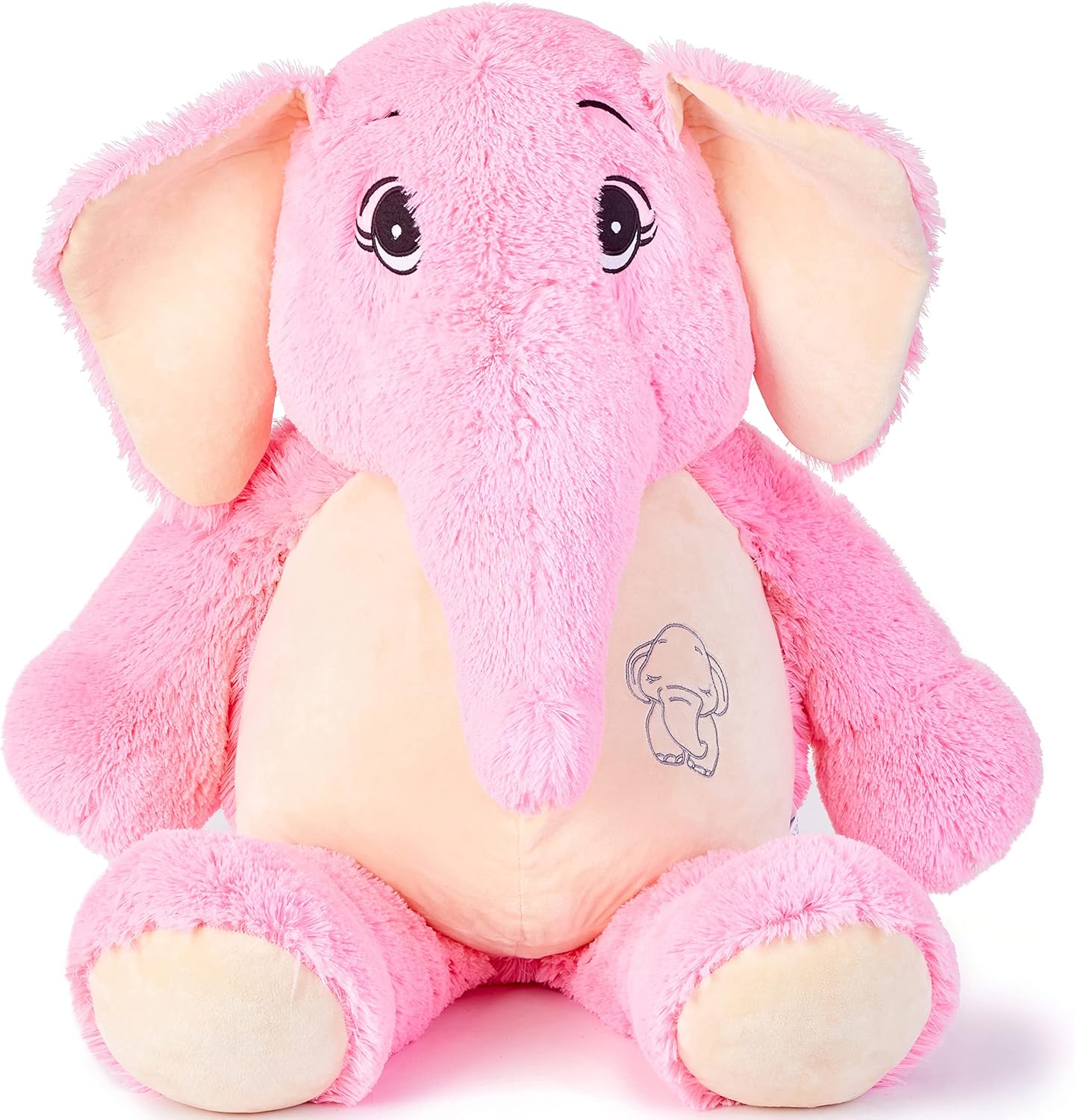 IKASA Juguete de peluche de elefante gigante, 39 pulgadas, juguetes...