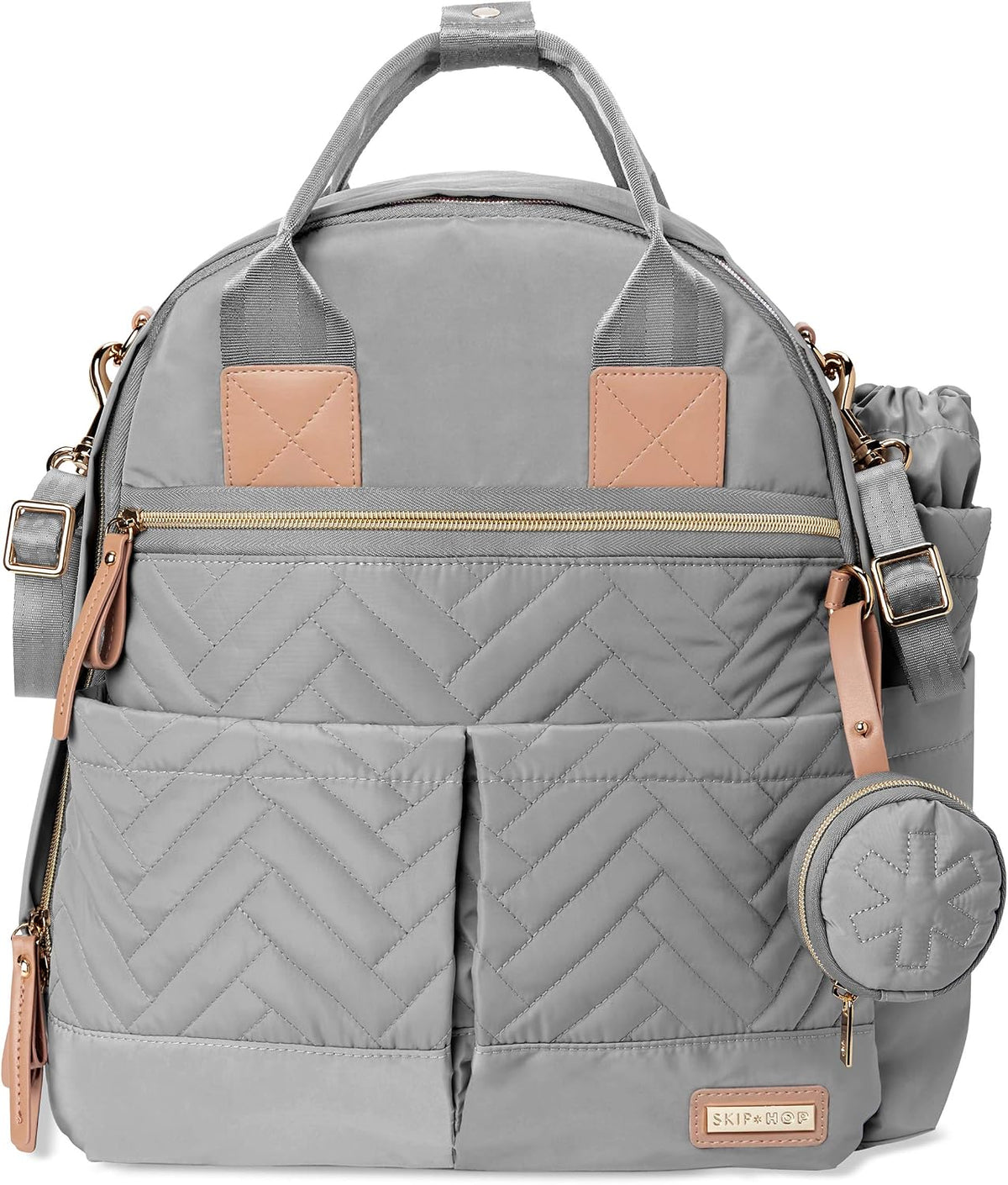 Skip Hop Juego de mochila para pañales 6 en 1 con accesorios y bols...