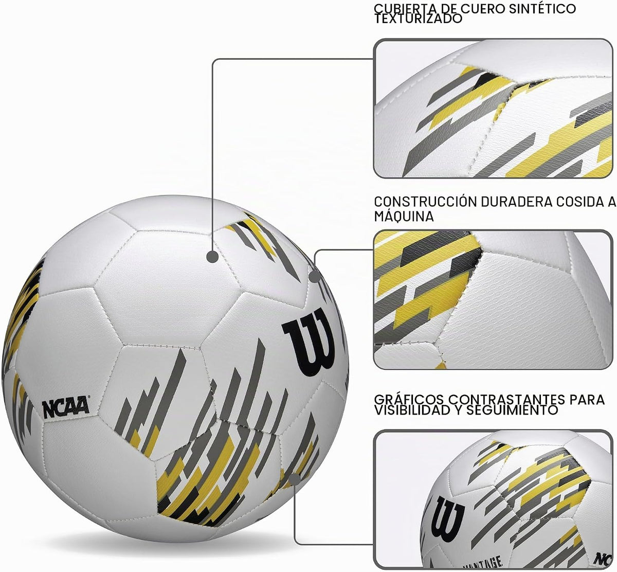 WILSON Balones de fútbol NCAA Vantage