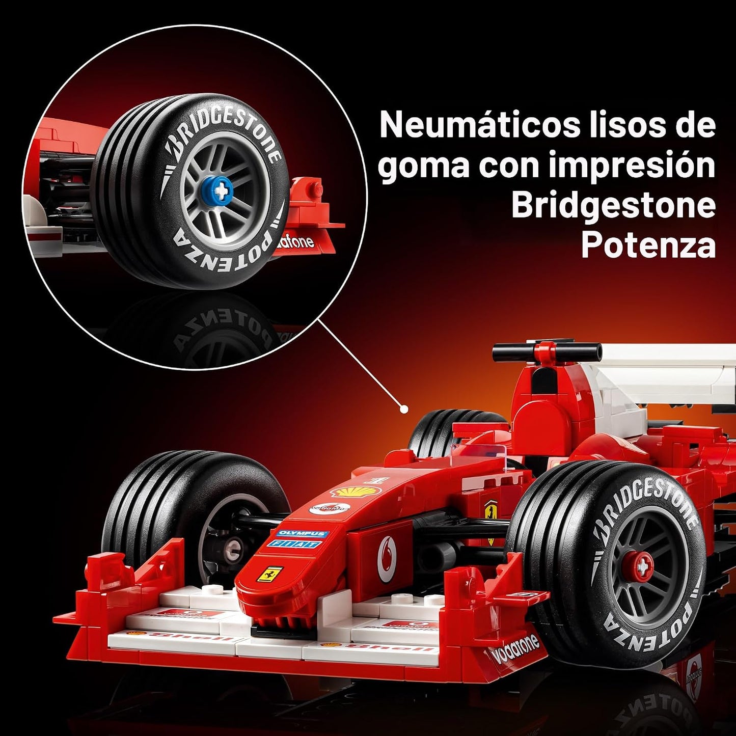 LEGO Icons Ferrari F2004 &amp; Michael Schumacher - Juego de constr...