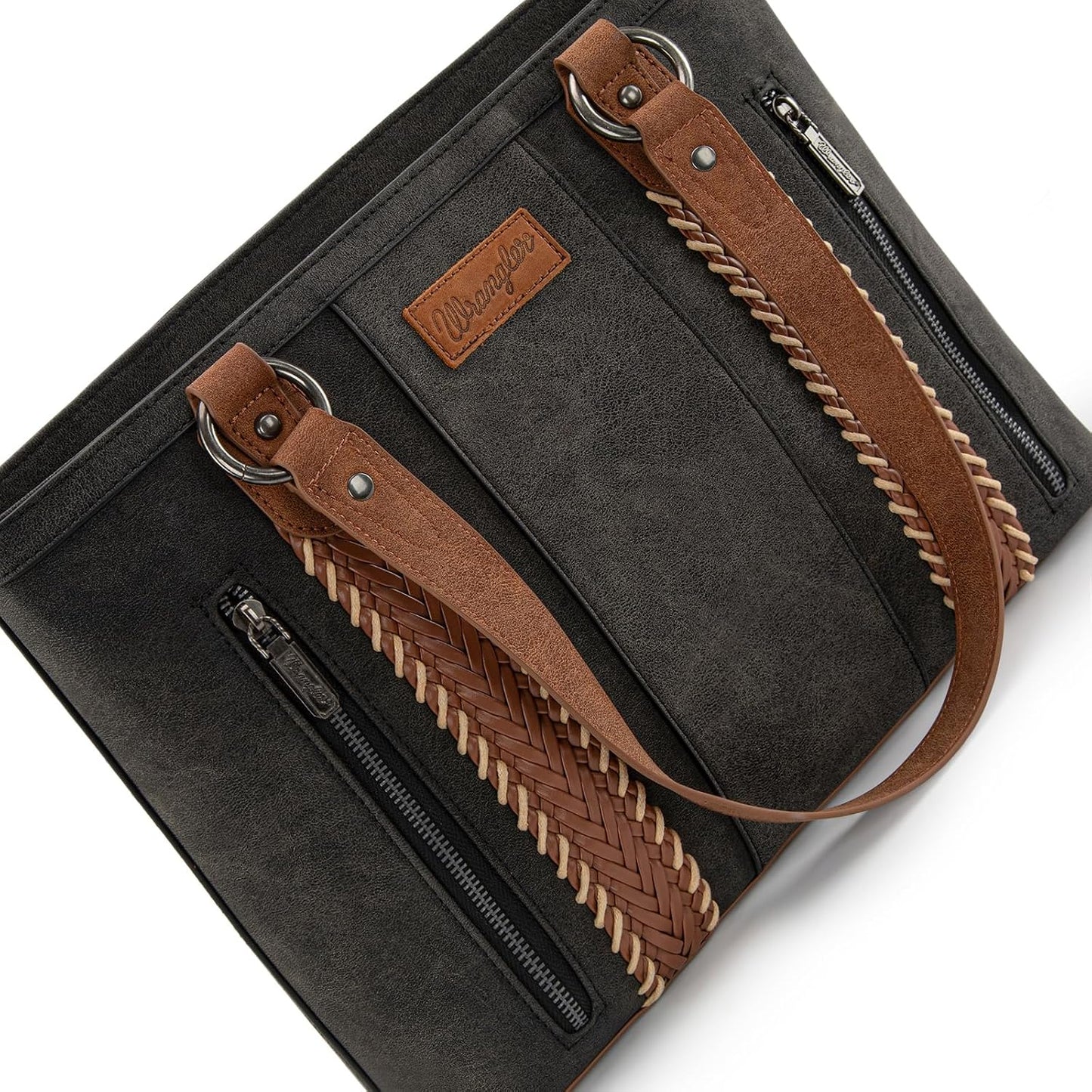 Montana West Wrangler Bolso de mano para mujer con múltiples bolsil...