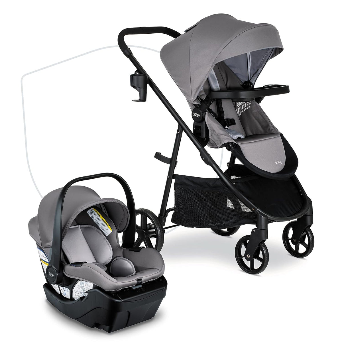 Sistema de viaje para bebé Britax Willow Brook, conjunto de asiento...