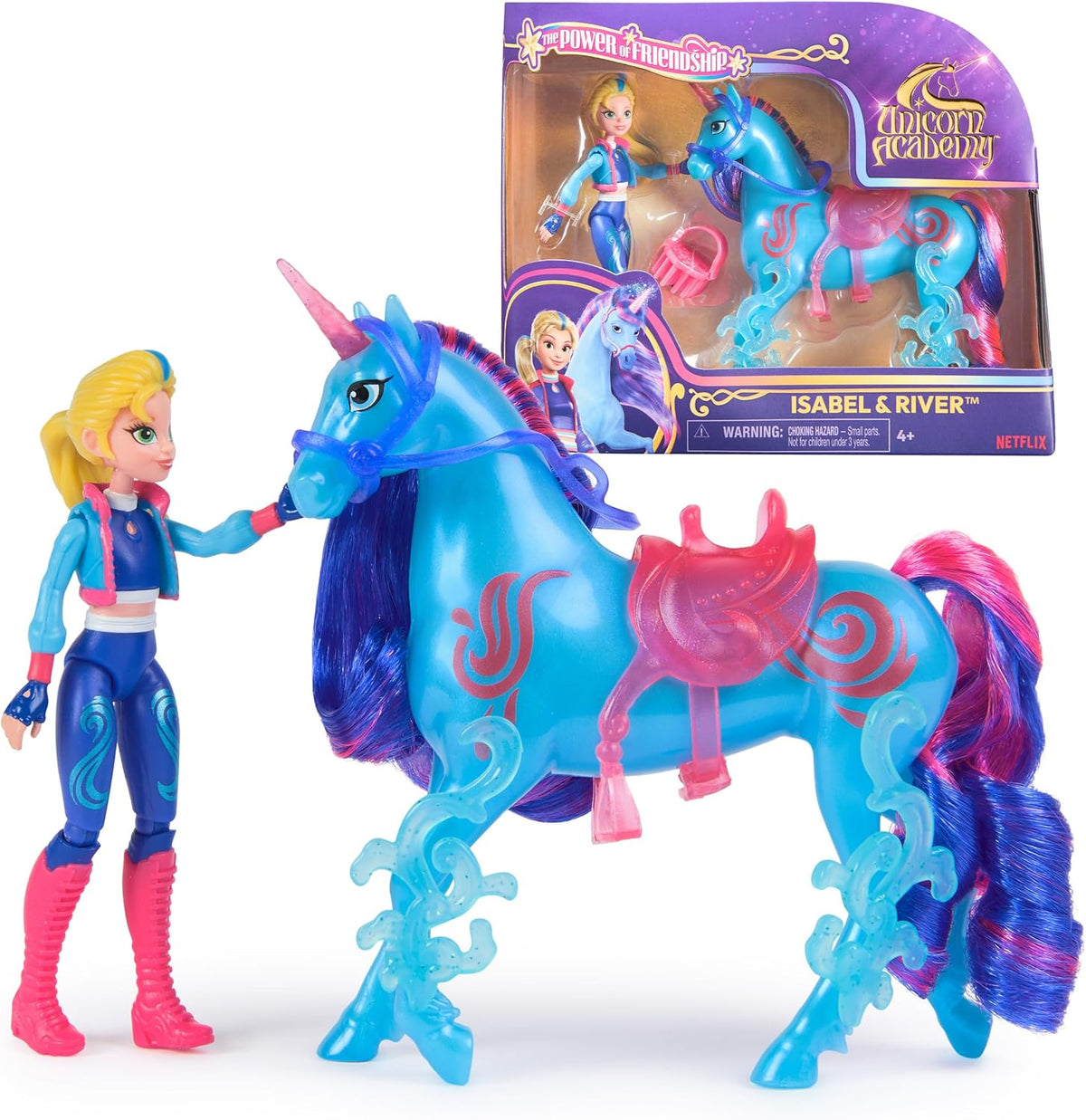 Academia de Unicornios, Set de Isabel y River Poder de la Amistad c...