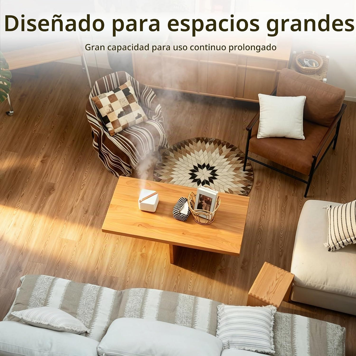 ASAKUKI Difusor de aceite esencial de alta calidad de 23.7 fl oz, h...