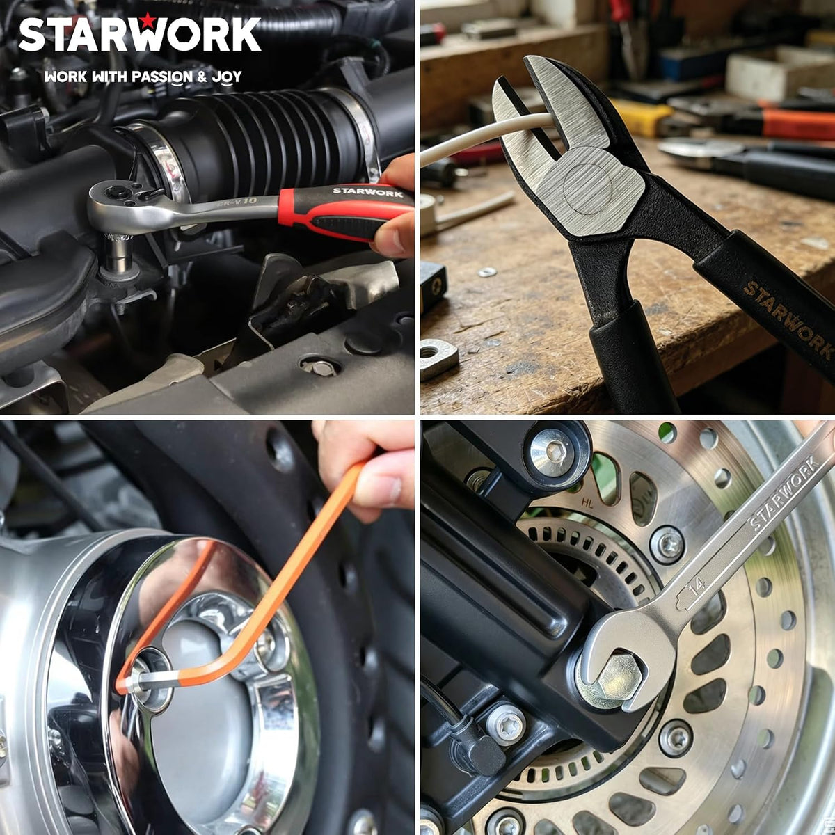 STARWORK TRUE MECHANIC™ Juego de herramientas mecánicas de 314 piez...