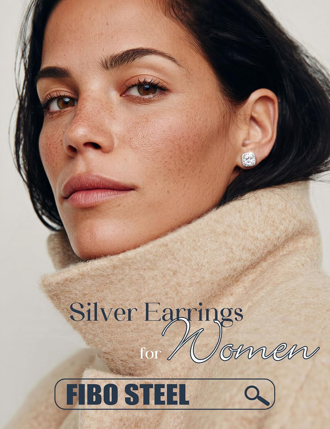 Aretes de tuerca chapados en oro de 14 quilates para mujer, hipoale...