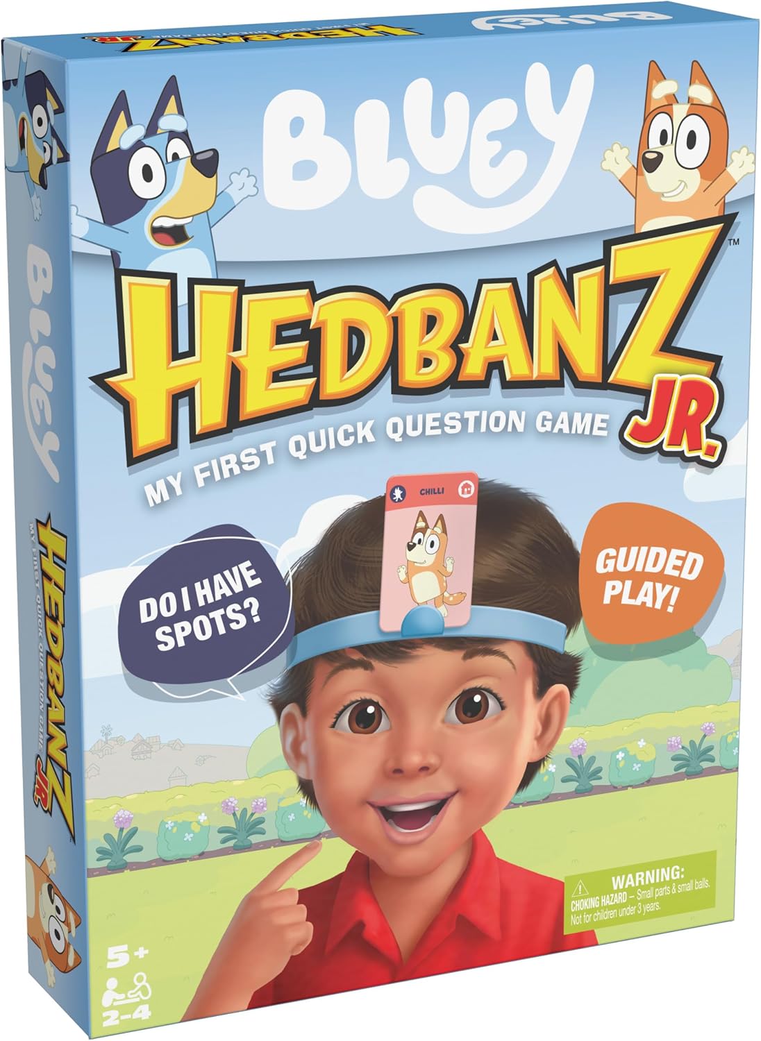 Spin Master Games Bluey Hedbanz Jr. Juego de mesa para familias | E...