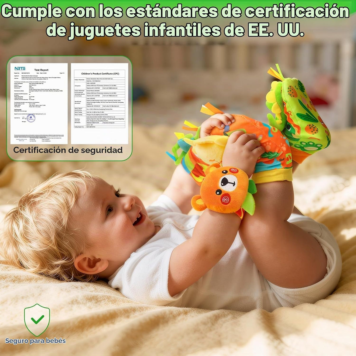 MPQMPQ Juguetes de sonajero para bebé, juguete sensorial para bebés...