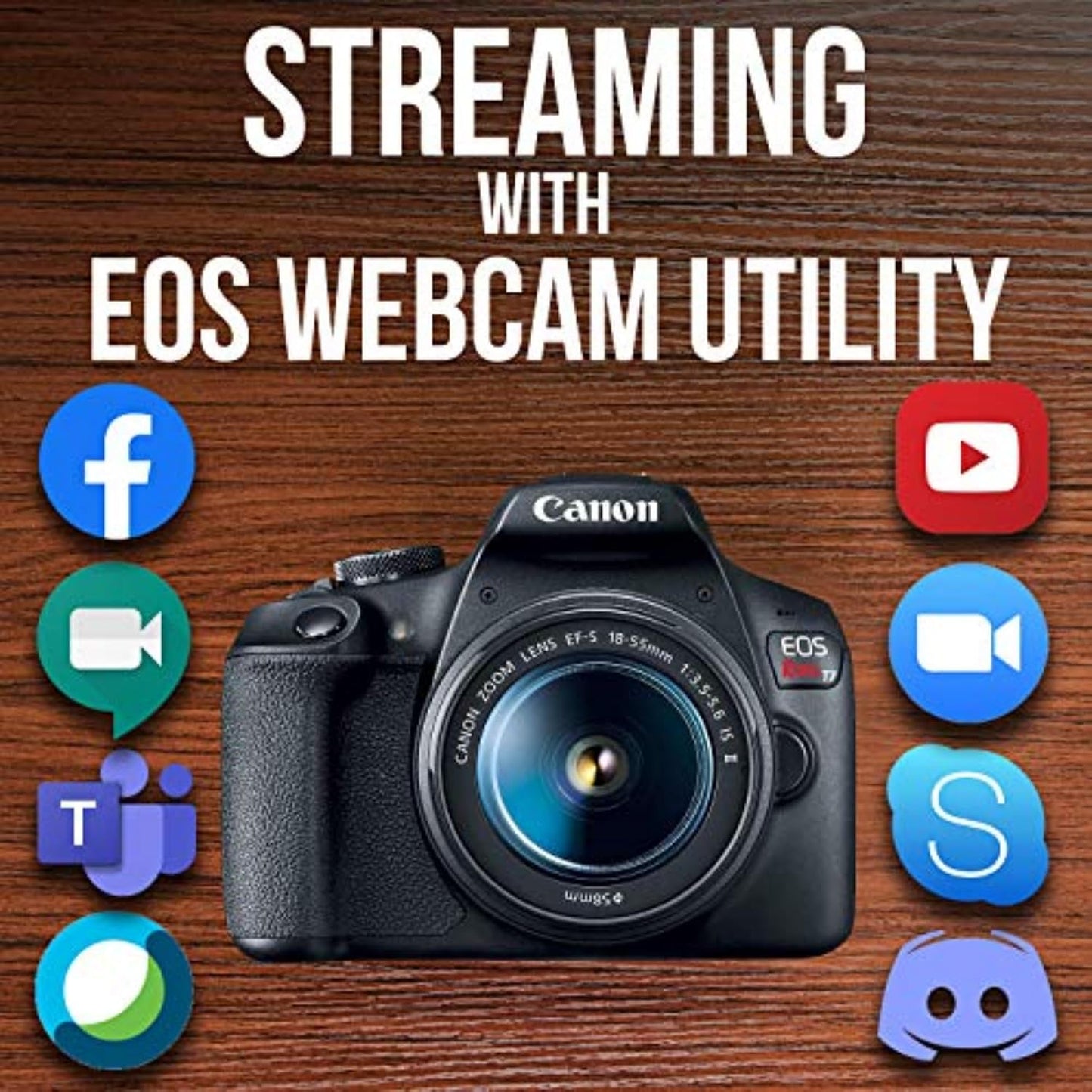 Canon EOS Rebel T7 Cámara DSLR con lente de 18-55mm | Wi-Fi integra...