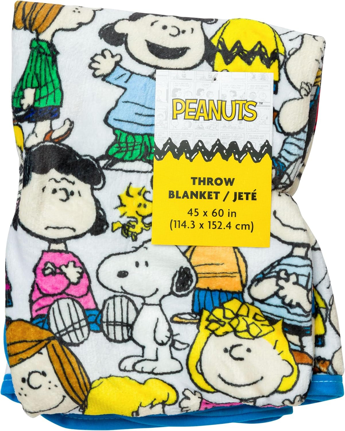 Silver Buffalo Peanuts With Snoopy, Charlie Brown, Lucy, Linus, Sal...