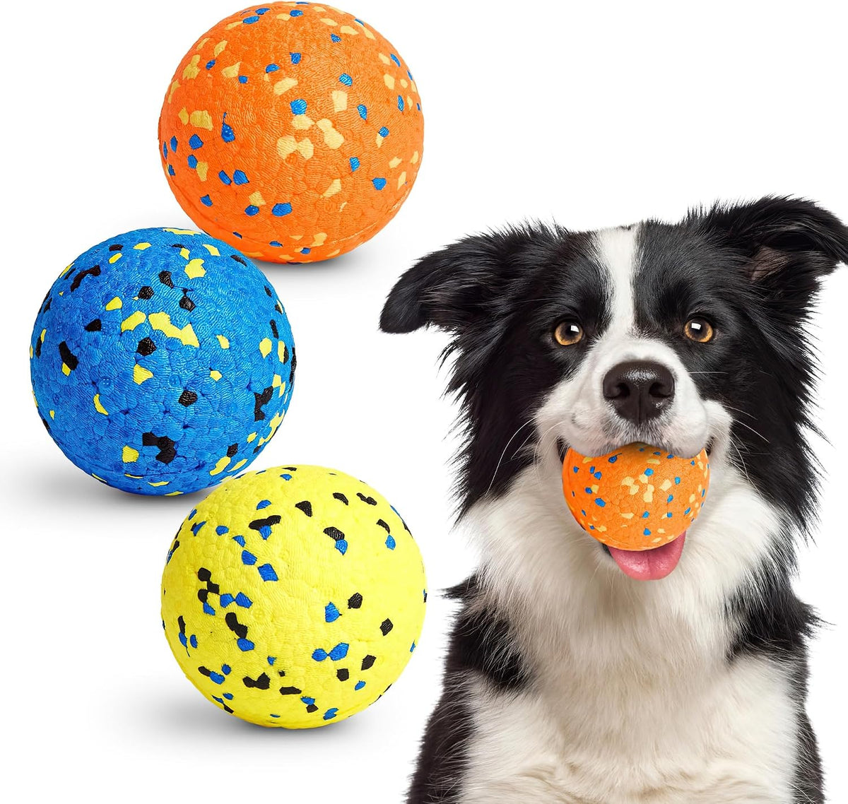 Kimee Pelotas de Tenis para Perros para Masticadores Agresivos, Pel...