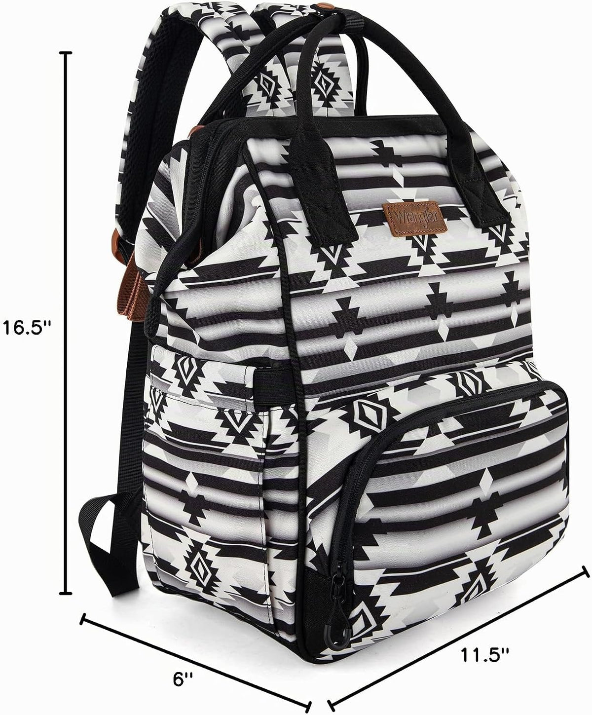 Wrangler - Mochila Azteca Organizada, Mochila de Día, Bolsa de Viaj...