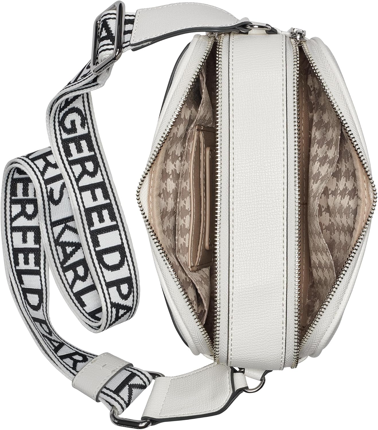 KARL LAGERFELD Bandolera lisa Maybelle con logo de mujer