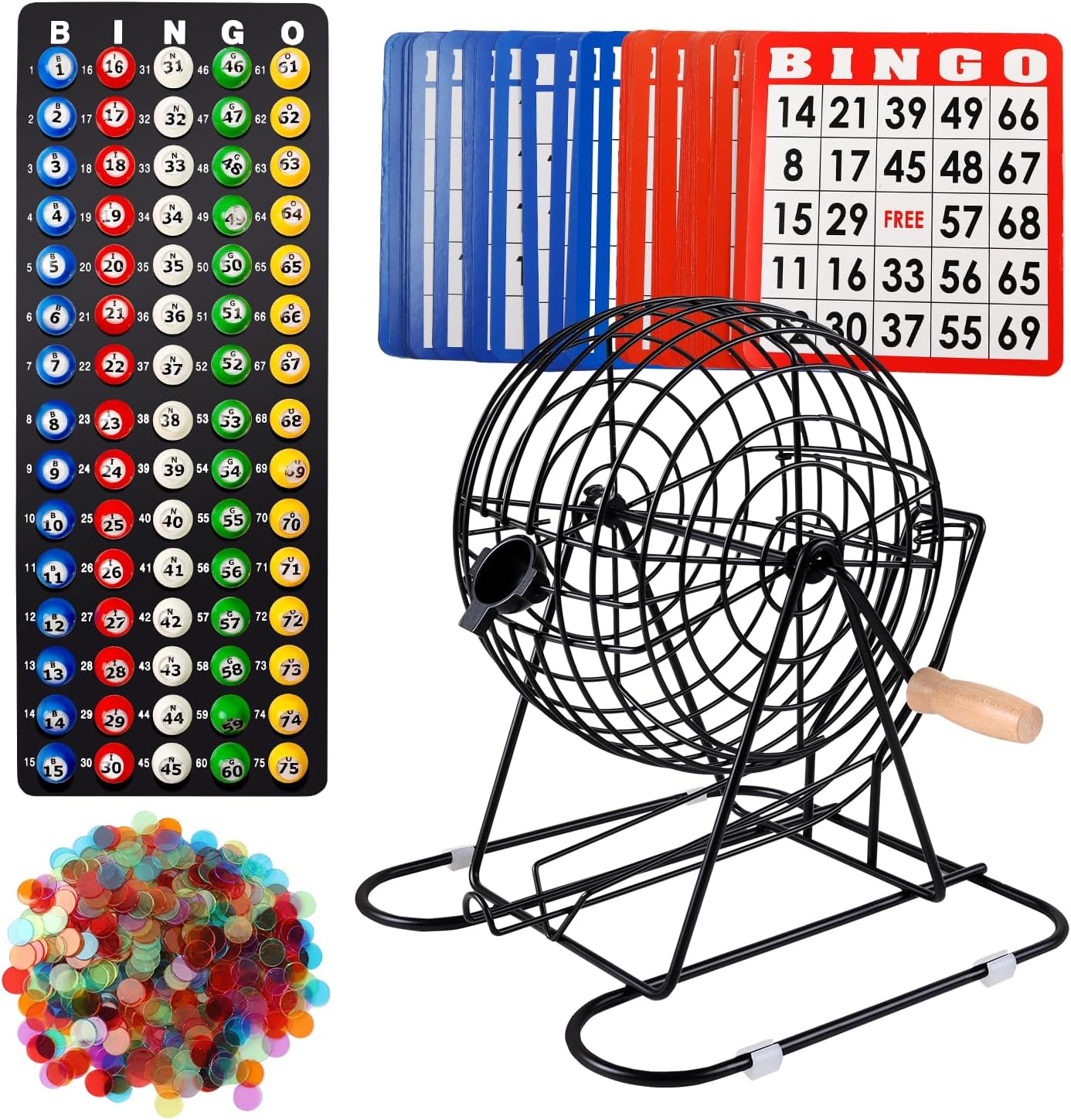 Juego de bingo de lujo GSE para fiestas de amigos, noches de juego...