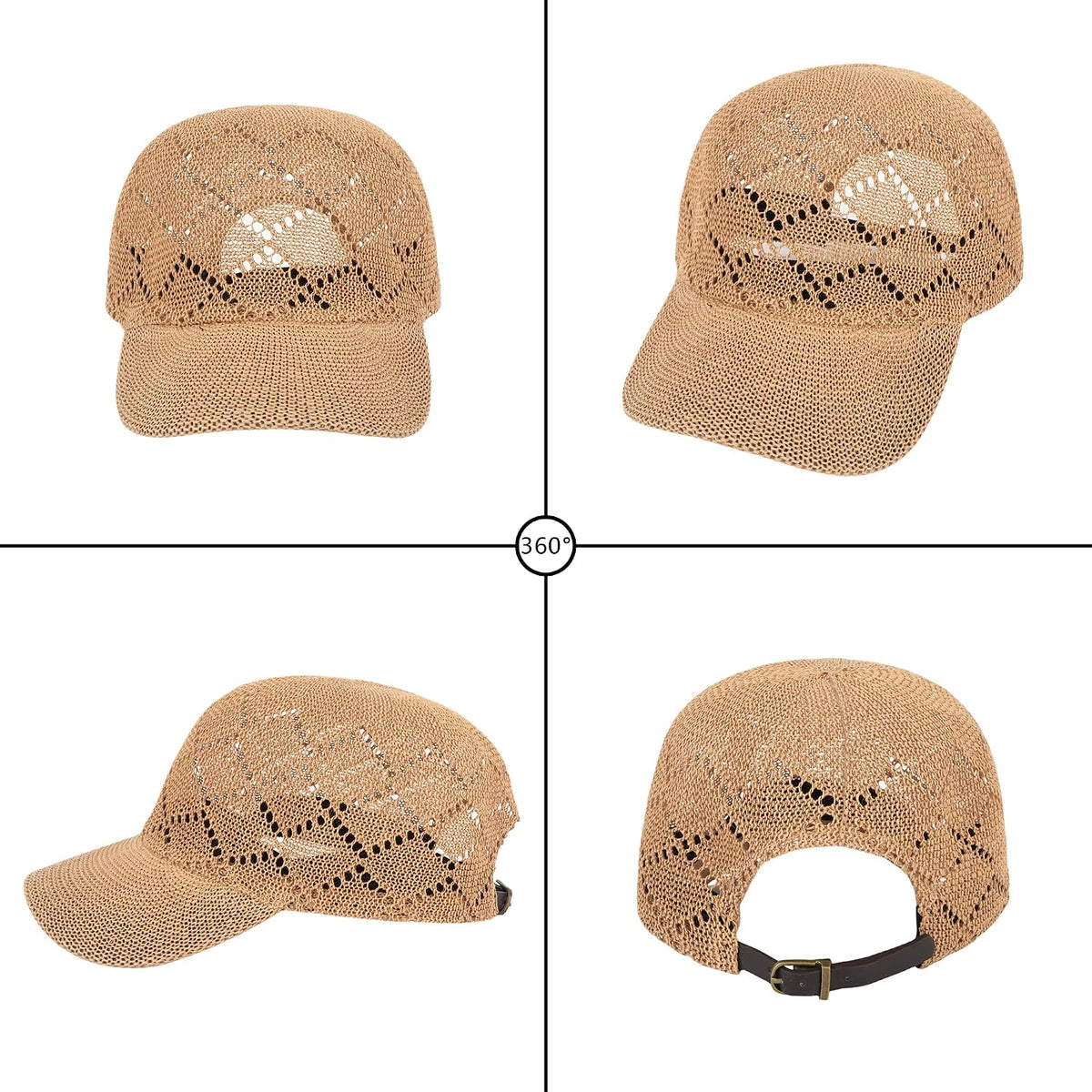LABANCA Gorras de béisbol de malla para mujer, sombreros de camione...
