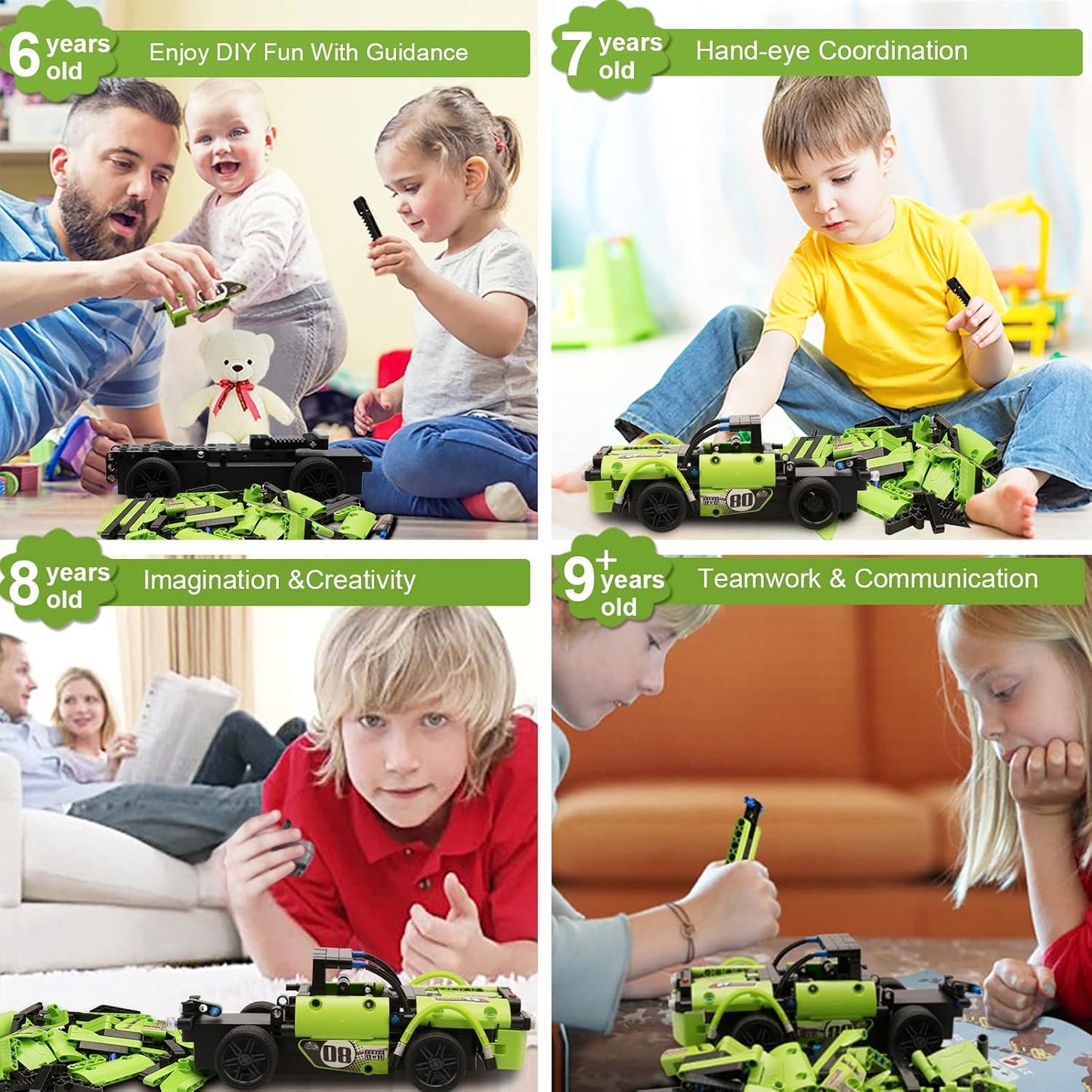 GAMZOO Juguetes de construcción STEM para niños con kits de ingenie...