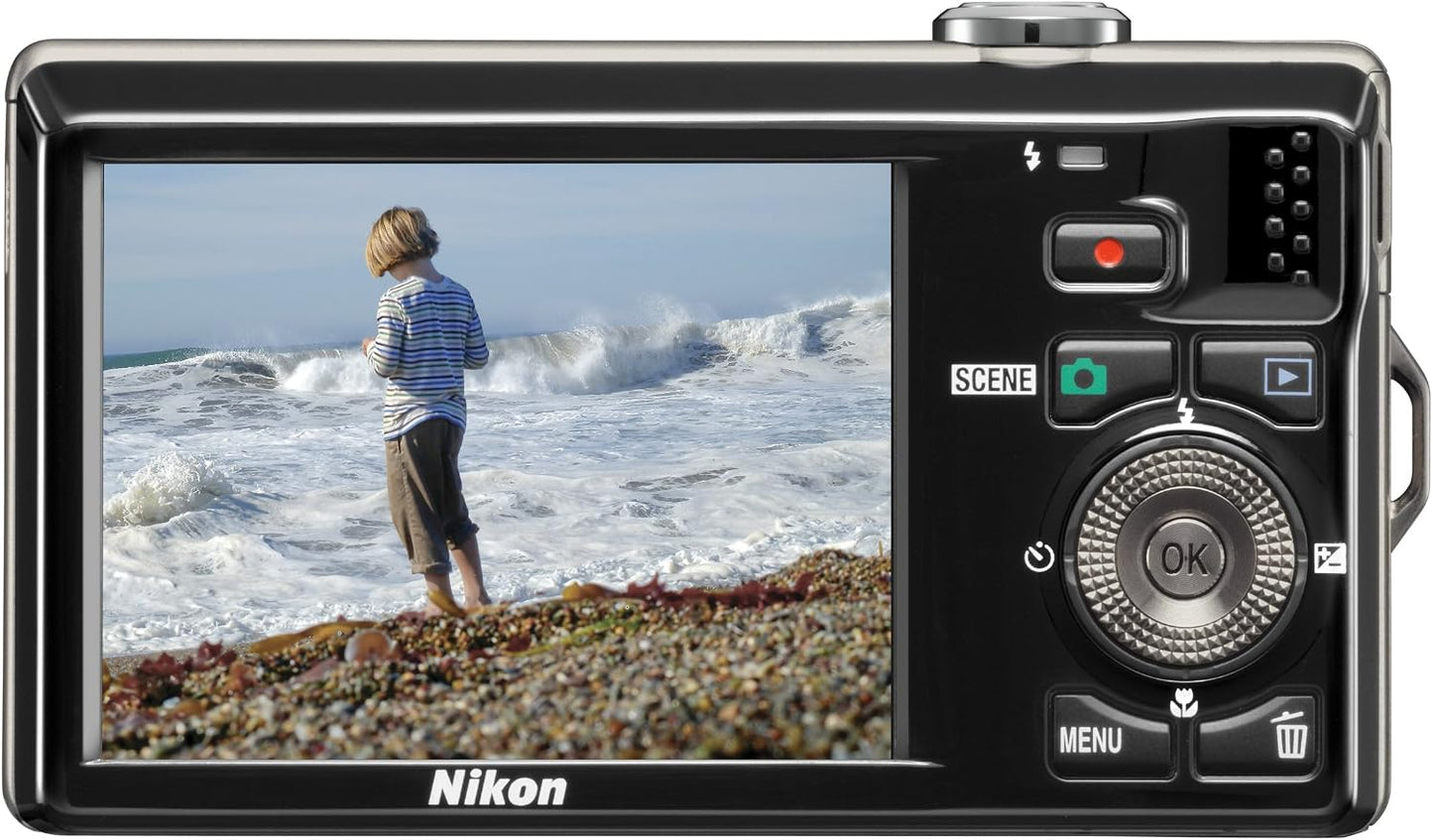 Nikon Coolpix S6000 - Cámara digital de 14 MP con zoom óptico de re...