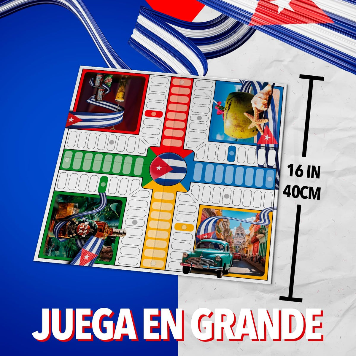 PAP Products Juego de Parchís Cubano Magnético Original \u2013 Jueg...