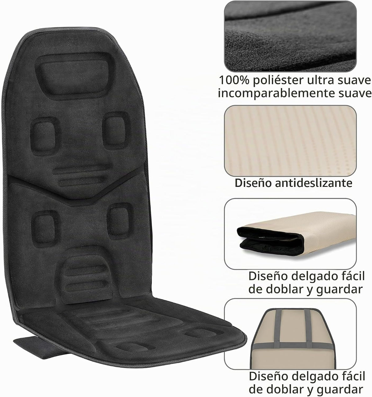 COMFIER Masajeador de espalda para silla \u2013 Masajeador de silla...