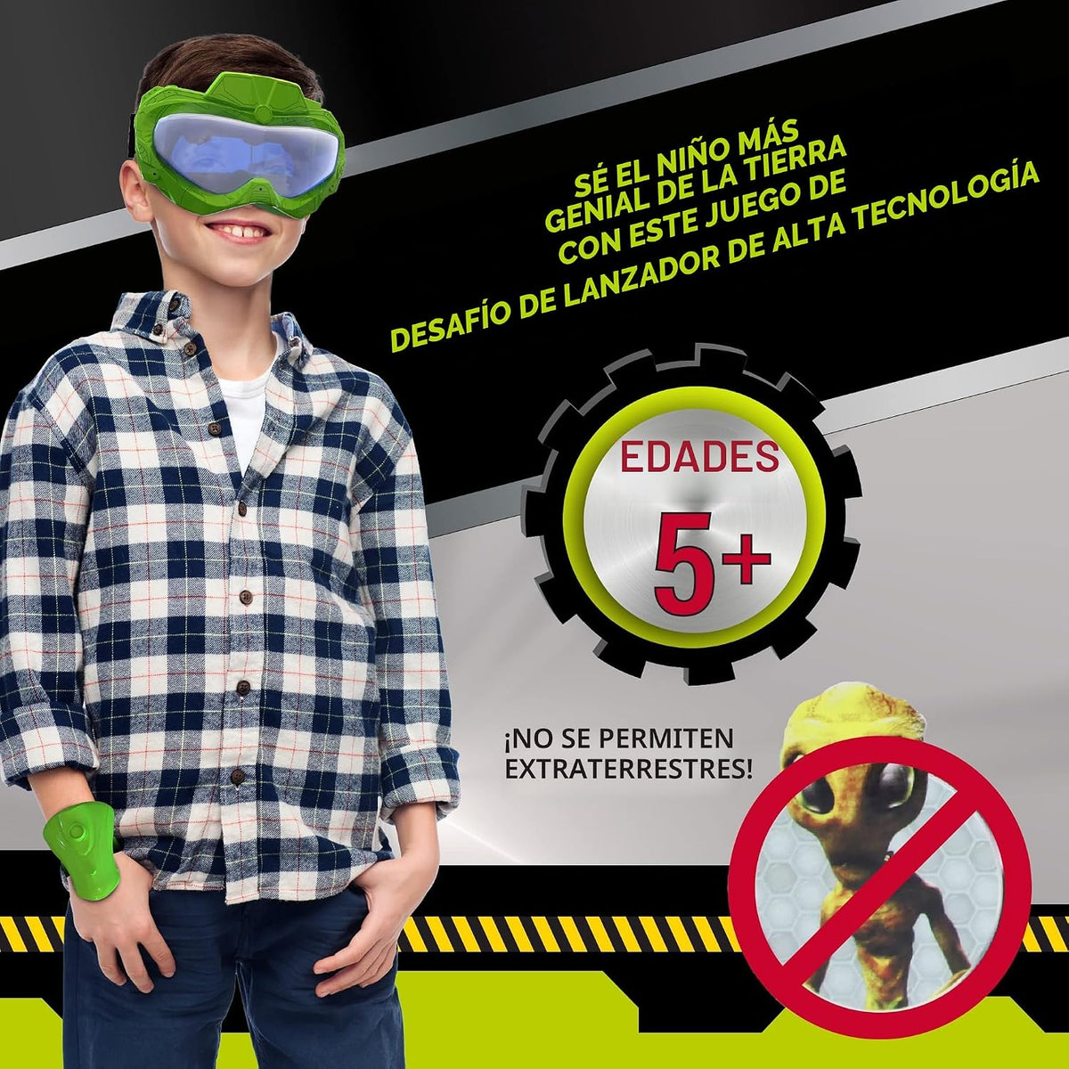 Fotorama Juego de disparos de visión alienígena, gafas y juguete de...