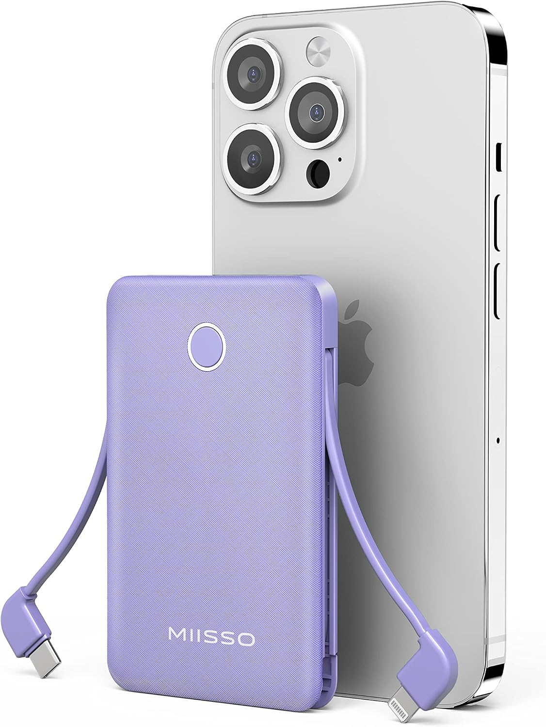 miisso Banco de energía ultra delgado de 6000 mAh, tamaño de tarjet...