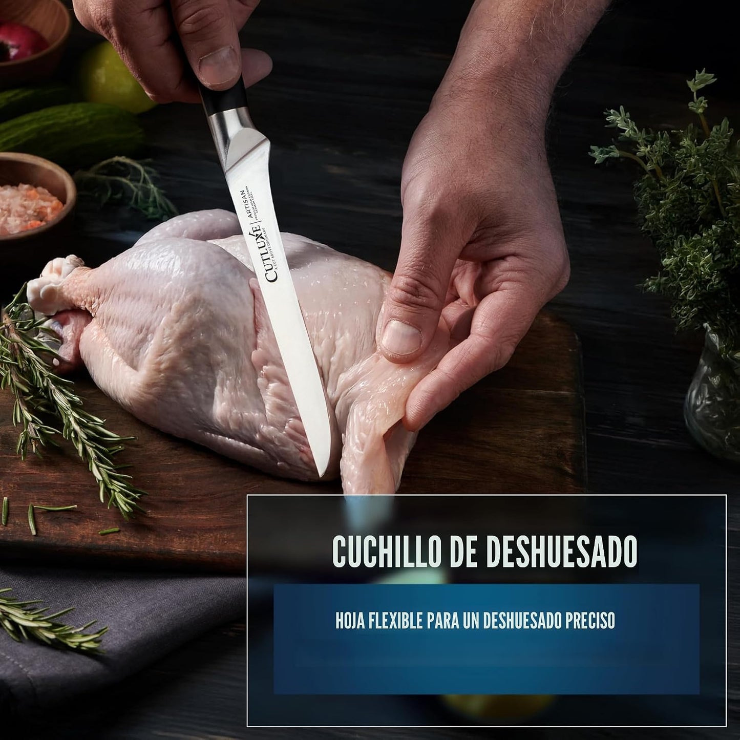Set de cuchillos de carnicero Cutluxe \u2013 Cuchillo para carne de...