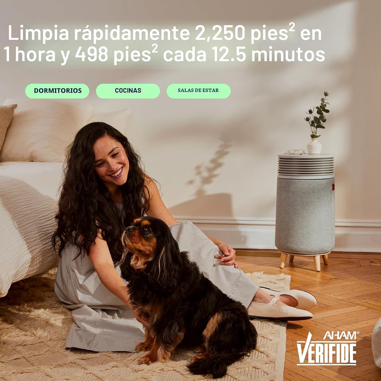BLUEAIR Blue Signature SP3i - Purificador de aire para habitaciones...