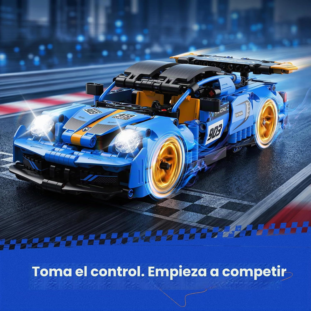 Sillbird Kit de construcción de robot de coche con control remoto,...