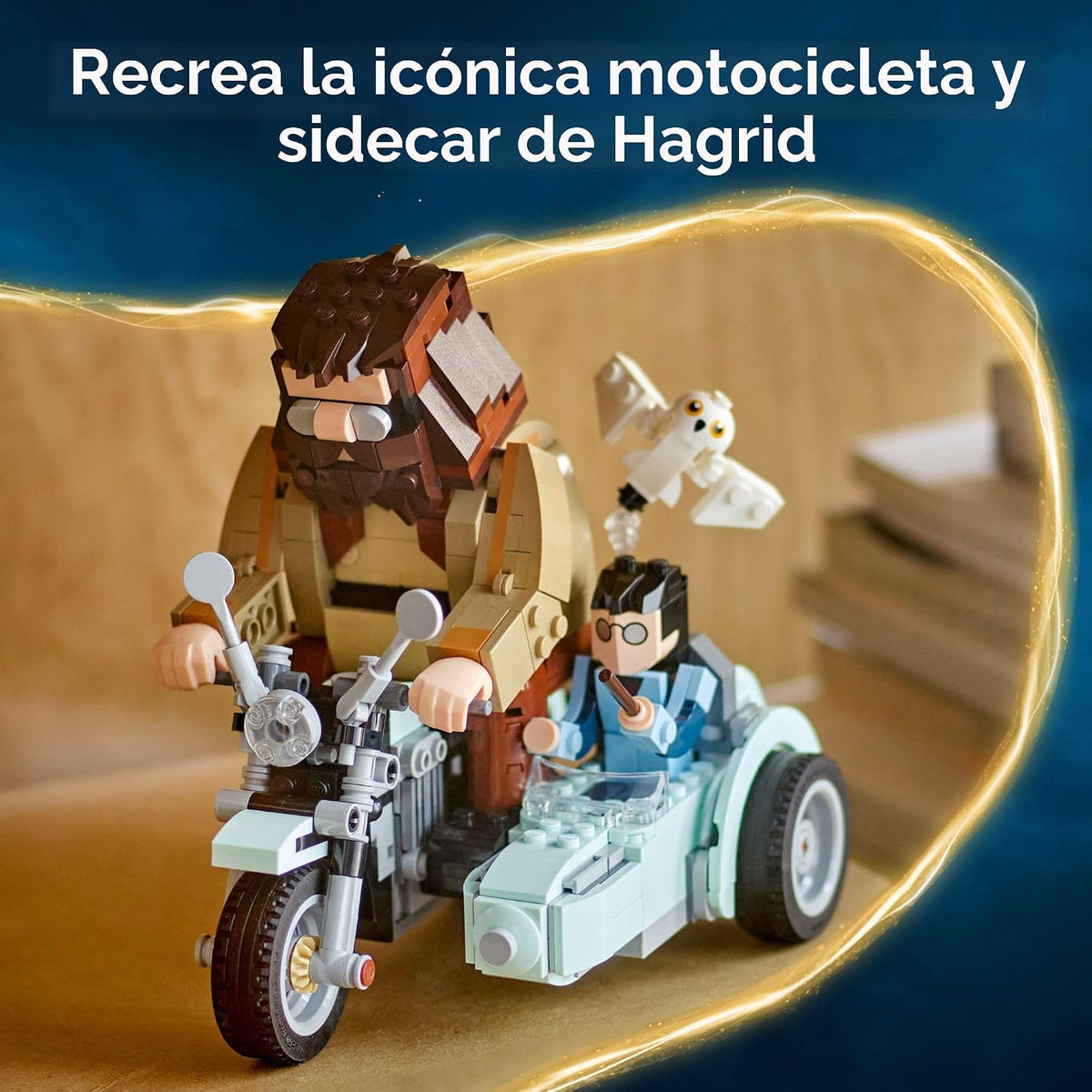LEGO Harry Potter - Paseo en motocicleta de Hagrid y Harry - Juguet...
