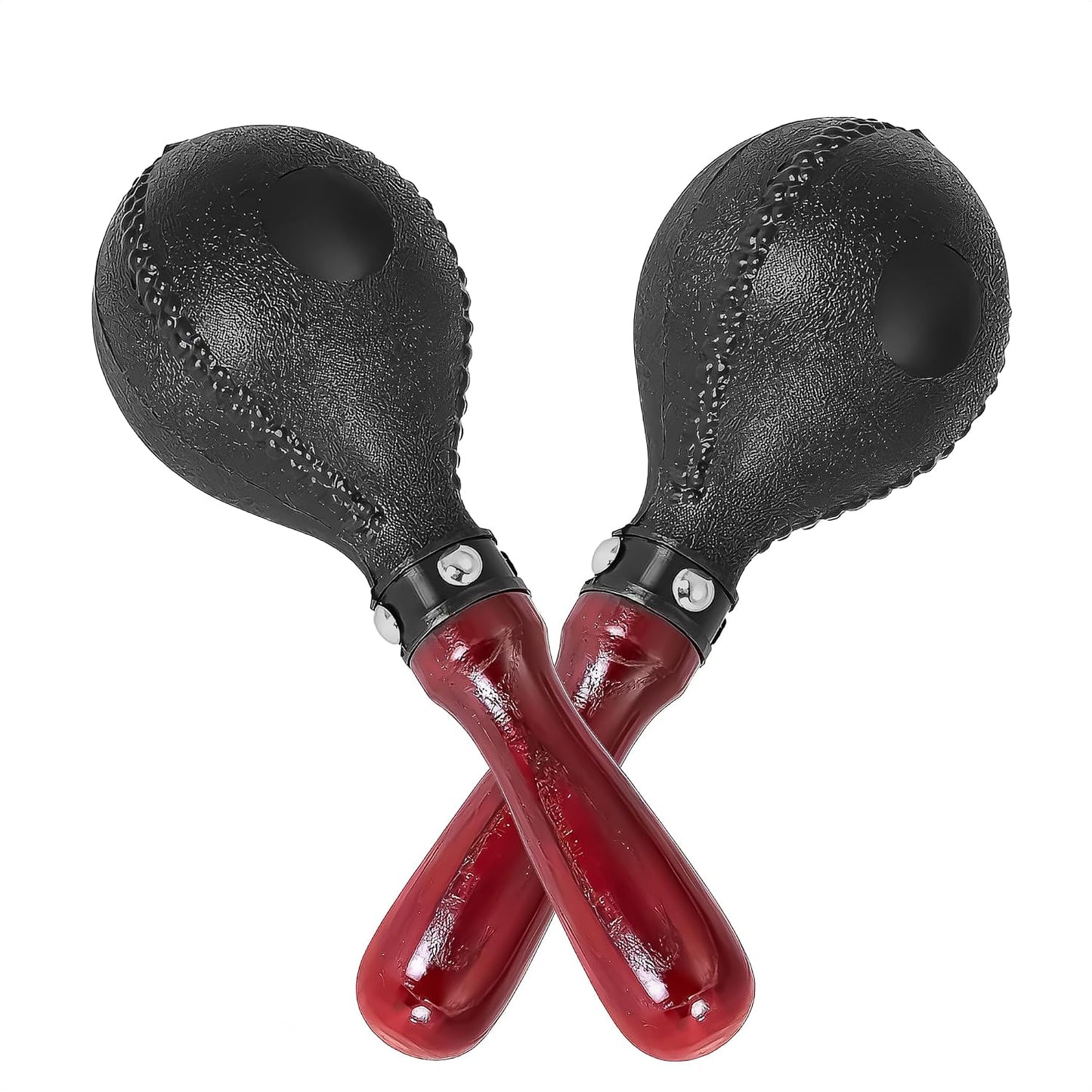Maracas para adultos y niños, 2 piezas, 10.2 pulgadas, plástico ABS...