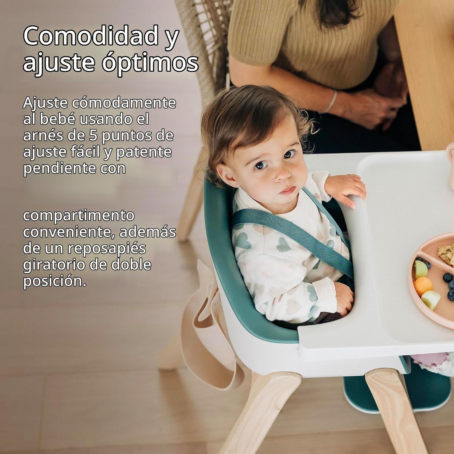 UPPAbaby Ciro - Silla alta, diseño elegante y fácil de limpiar, ban...