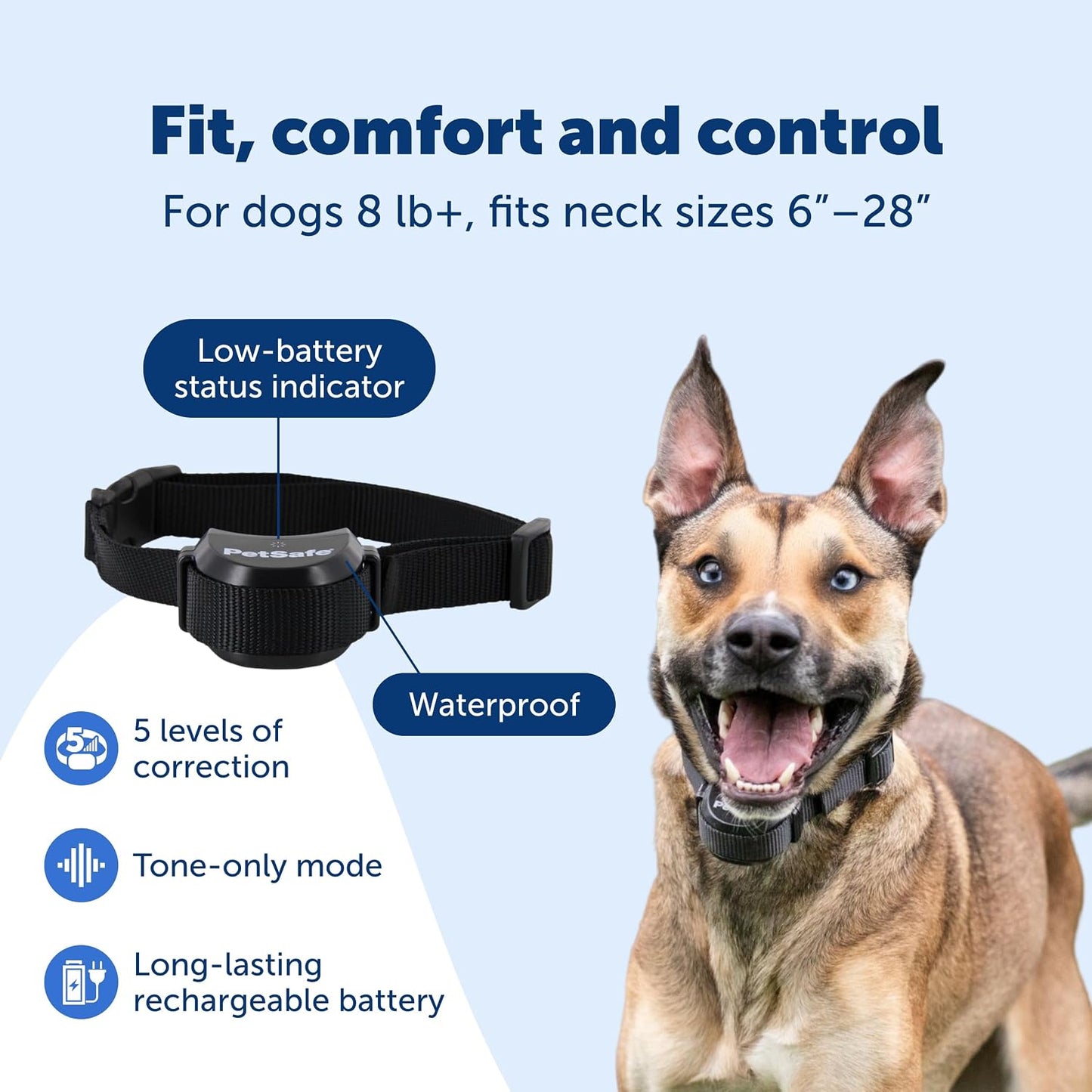 PetSafe Stay + Play Valla inalámbrica, cubre hasta 3\/4 de acre, pa...