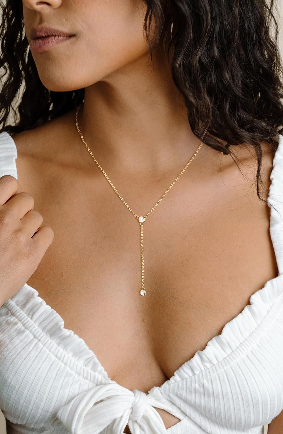 NECOCY - Collares delicados chapados en oro de 14k\/plata con circo...