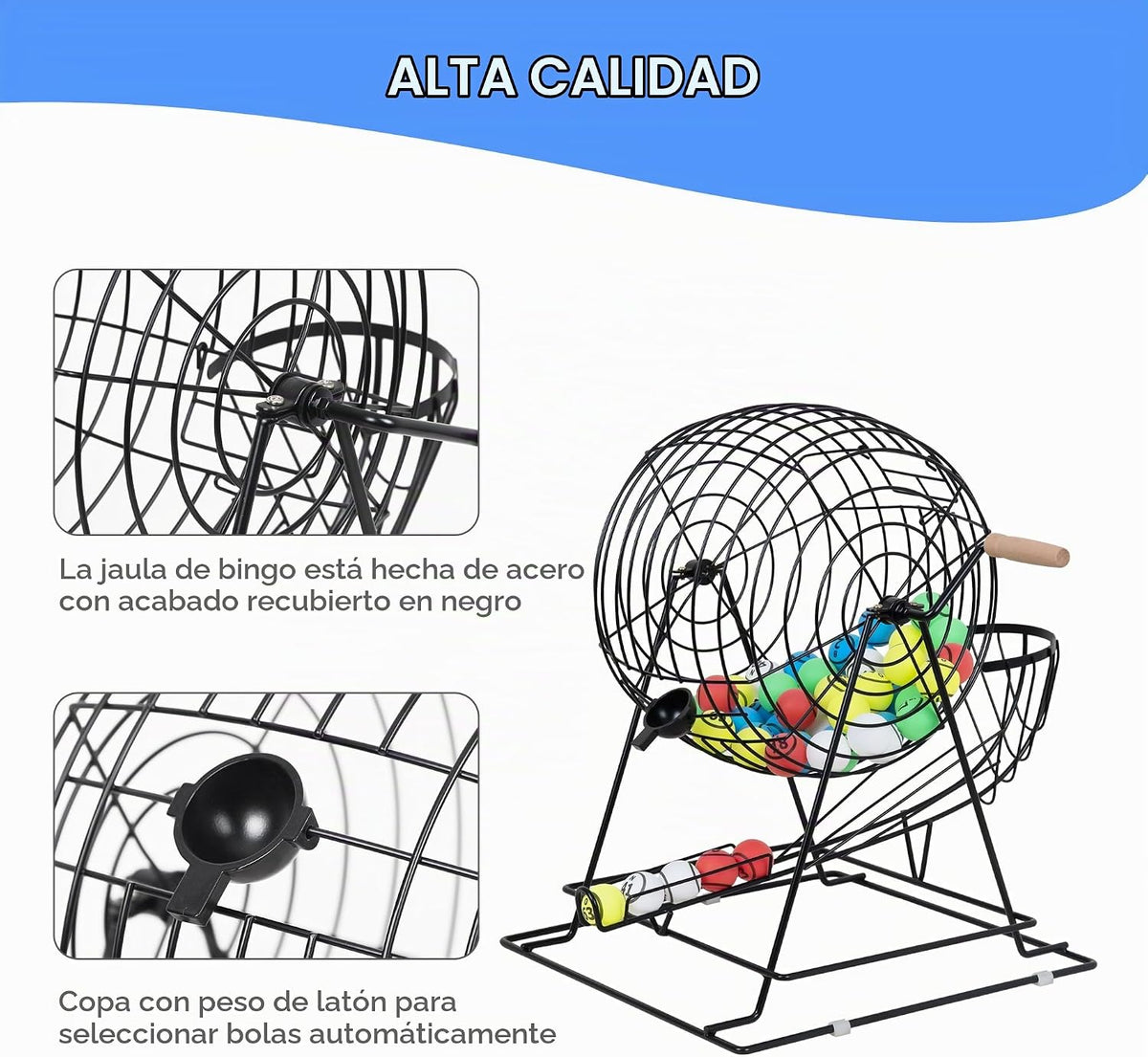 GSE - Juego de bingo profesional para adultos y grupos grandes, (ja...