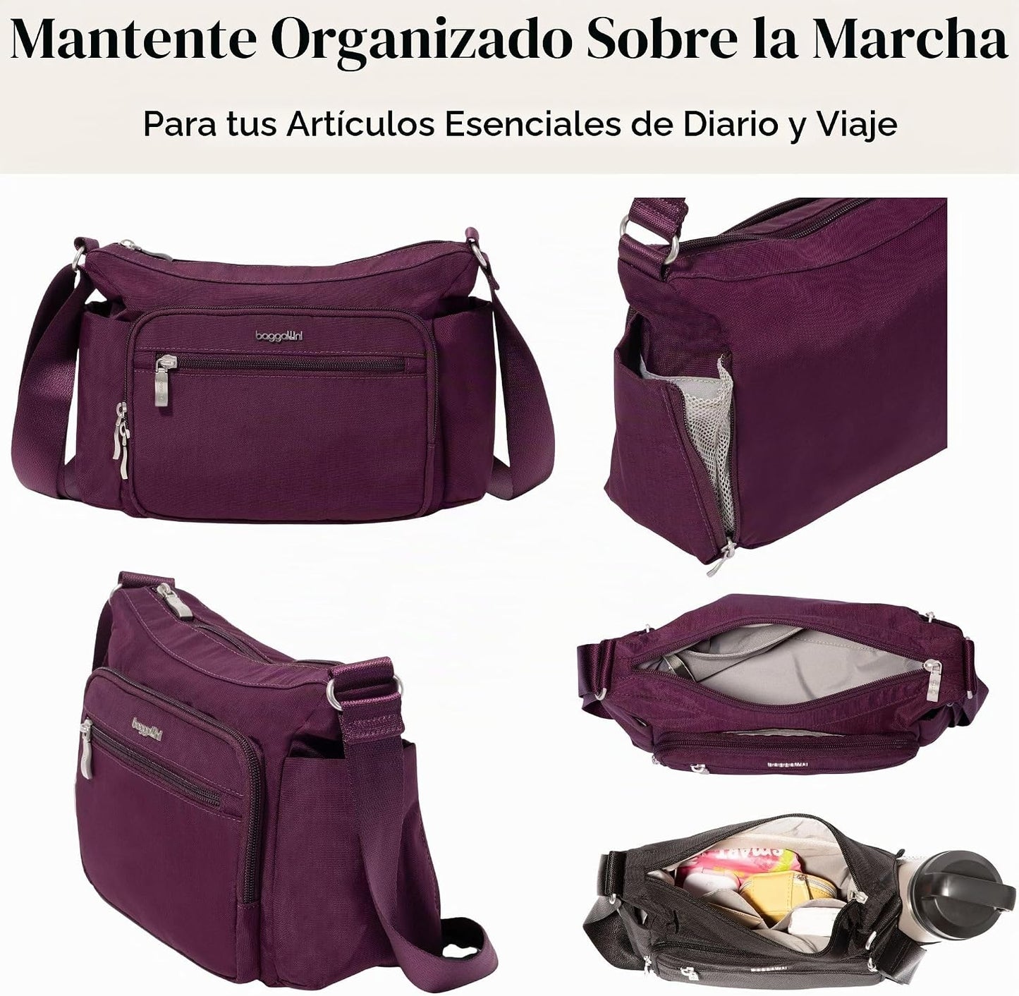 Baggallini Crosstown Hobo Crossbody