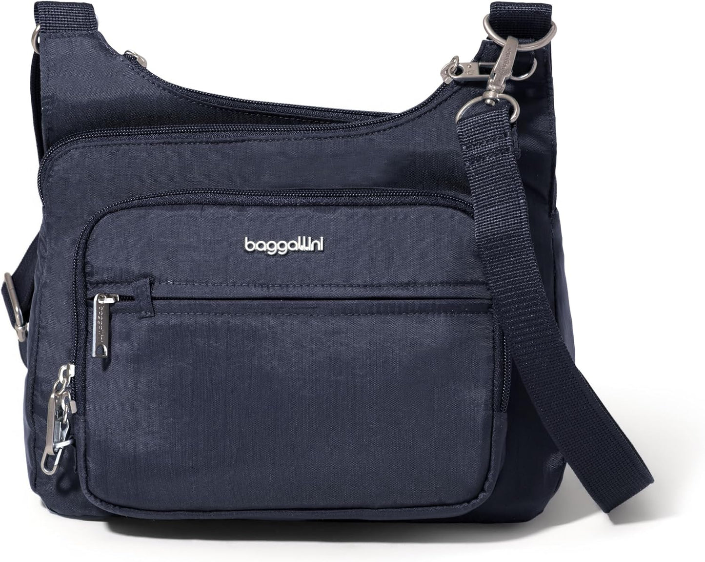 Baggallini Securtex Bandolera cruzada antirrobo 11\u201Dw X 8.5\u20...