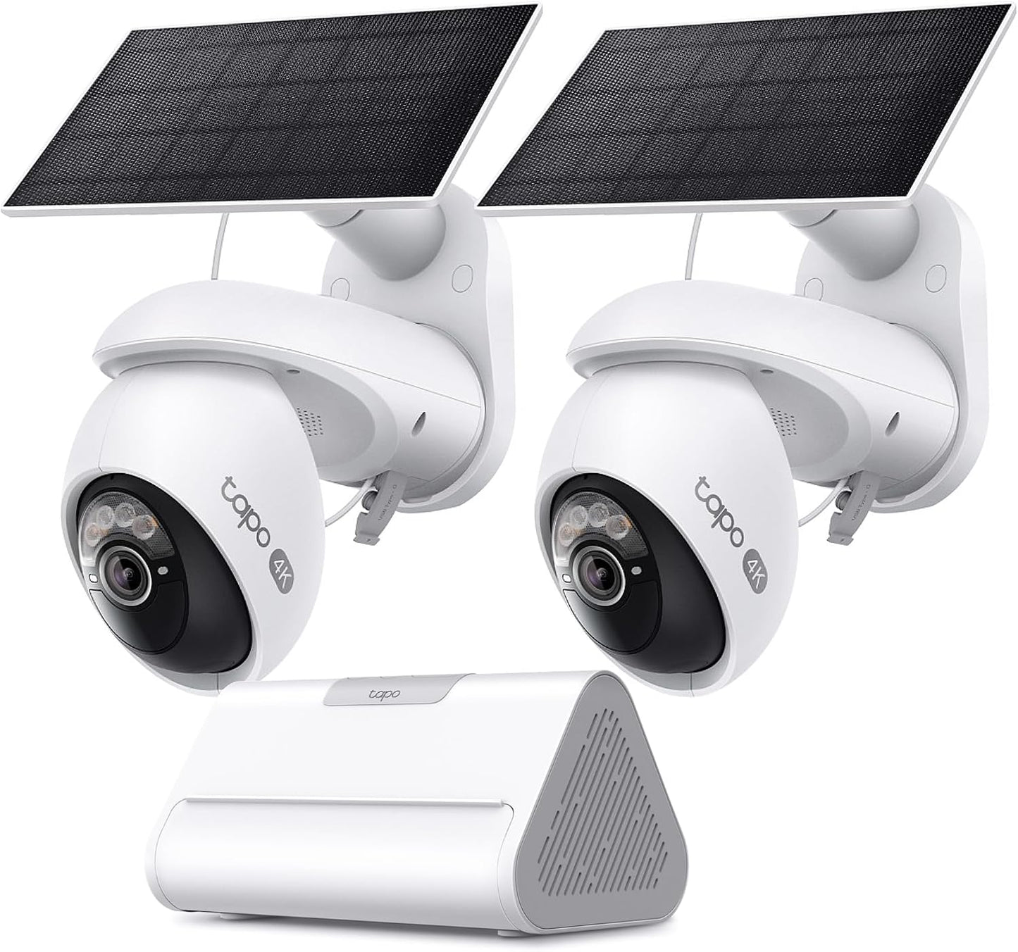 Tapo - Cámara de seguridad 4K para exteriores Pan\/Tilt C660 KIT +...