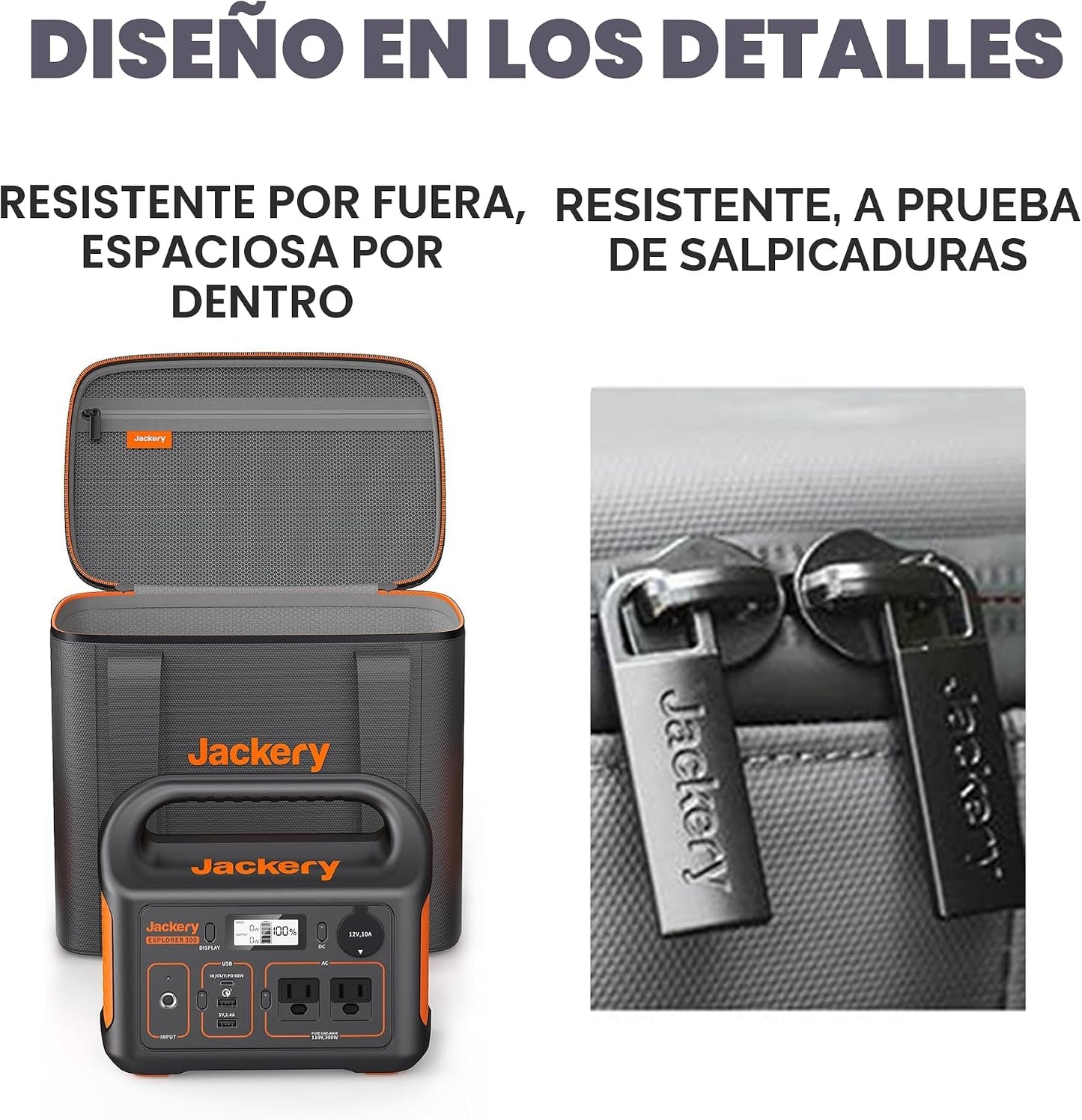 Jackery Estación de energía portátil Explorer 300 con bolsa de tran...