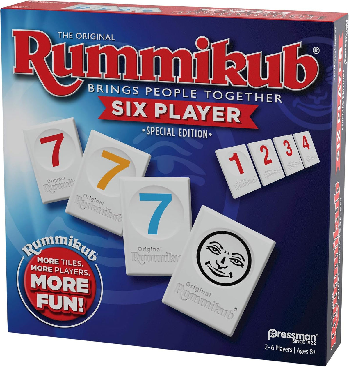 Rummikub Edición para seis jugadores, el clásico juego de fichas Ru...