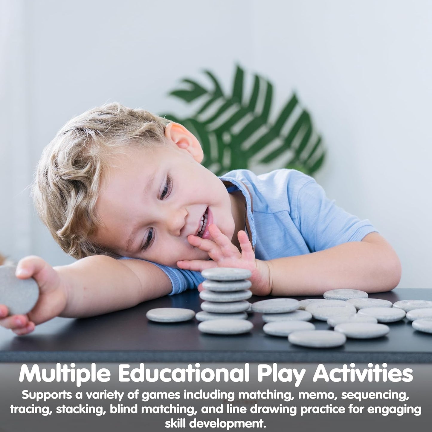 PlanToys Actividad educativa de madera para niños a partir de 3 año...